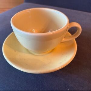 TC Sunny Yellow Teacup and Saucer